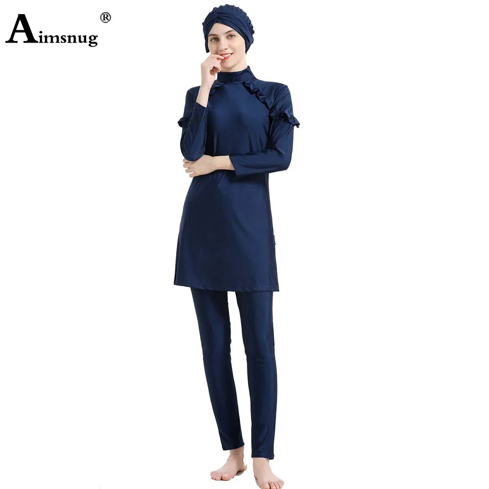 Plus Size 4xl Women Muslim Swimsuits Mock Neck Top And Long Pants Three Pieces Swimwear 2021 Islamic Burkinis Bathing Suits
Plus Size 4xl Women Muslim Swimsuits Mock Neck Top And Long Pants Three Pieces Swimwear 2021 Islamic Burkinis Bathing Suits