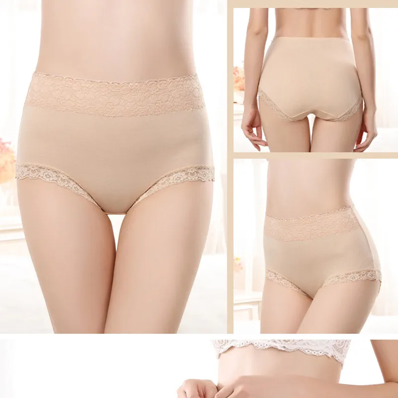 TJ-TingJun New Pure Cotton High-waisted Lace Panties For Women Are New Style Of Breathable All-cotton Panties For Women N6224
TJ-TingJun New Pure Cotton High-waisted Lace Panties For Women Are New Style Of Breathable All-cotton Panties For Women N6224