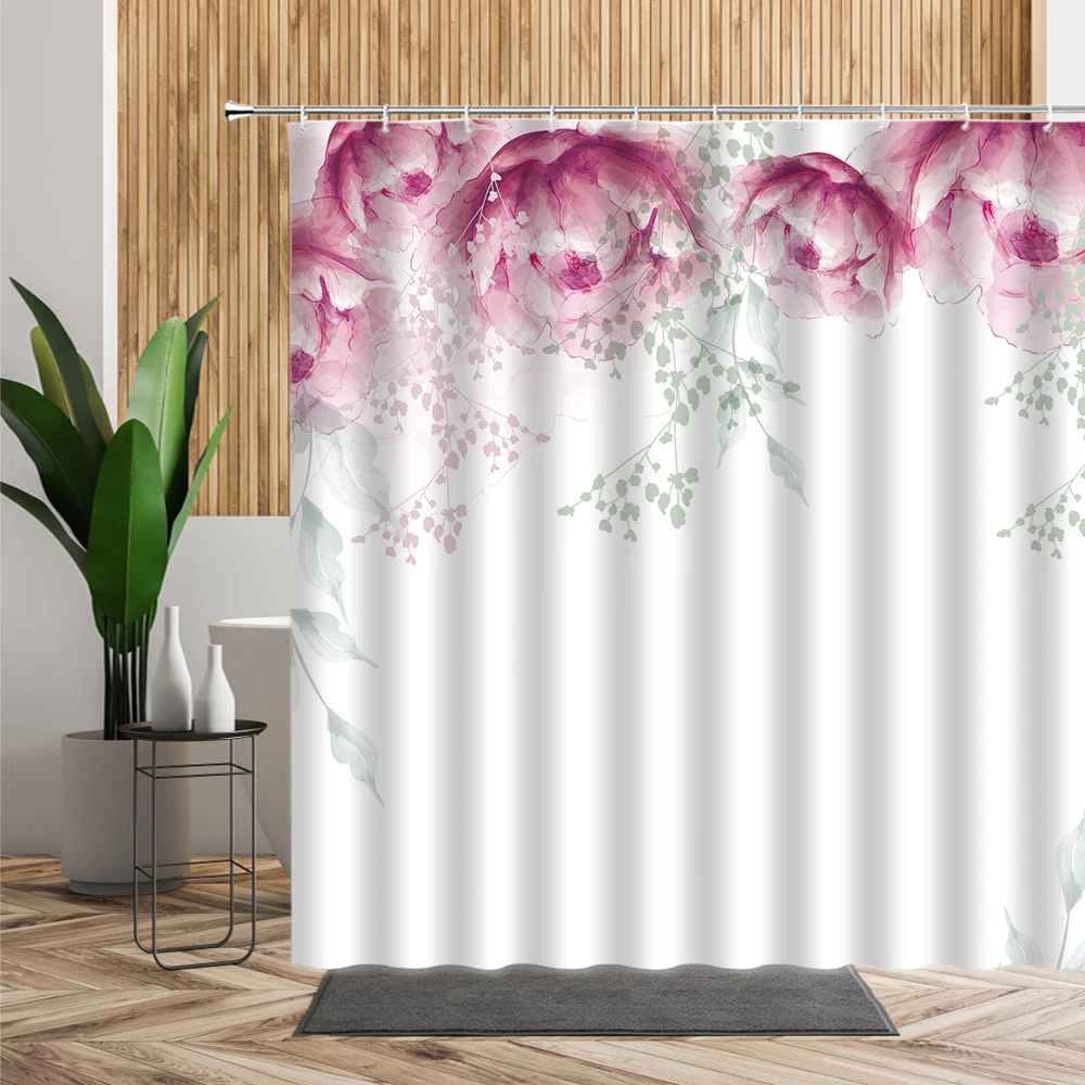 Girly Romantic 3D Flowers Waterproof Shower Curtain Nordic Minimalist Bathroom Decoration Bathtub Screen Polyester Bath Curtains 
Girly Romantic 3D Flowers Waterproof Shower Curtain Nordic Minimalist Bathroom Decoration Bathtub Screen Polyester Bath Curtains