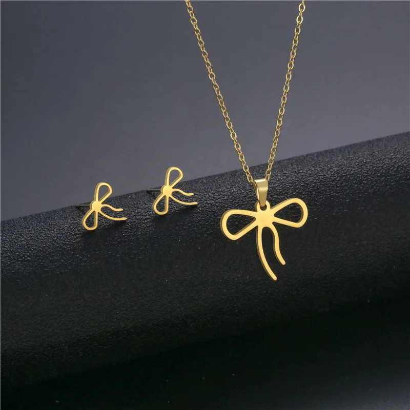 Small Stainless Steel Hollow beautiful Bow Bowknot Couple Pendant Chain Necklace Wedding Love You Women Mother Gift Jewelry
Small Stainless Steel Hollow beautiful Bow Bowknot Couple Pendant Chain Necklace Wedding Love You Women Mother Gift Jewelry