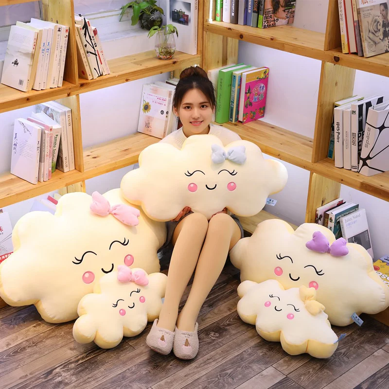 candice guo! cute plush toy cartoon sweet happy shy bowknot cloud soft stuffed cushion sofa pillow girl birthday Christmas gift
candice guo! cute plush toy cartoon sweet happy shy bowknot cloud soft stuffed cushion sofa pillow girl birthday Christmas gift