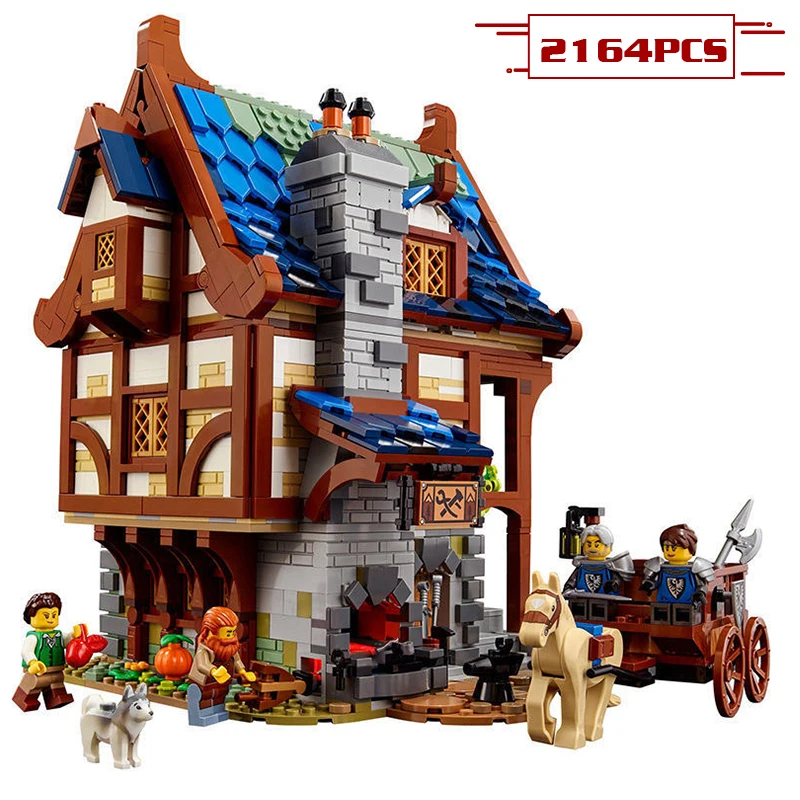 Технический конструктор Legoingly, эксперт в архитектуре, строительные блоки, модель магазина Blacksmith, конструктор «сделай сам», игрушки для дете...
Технический конструктор Legoingly, эксперт в архитектуре, строительные блоки, модель магазина Blacksmith, конструктор «сделай сам», игрушки для дете...