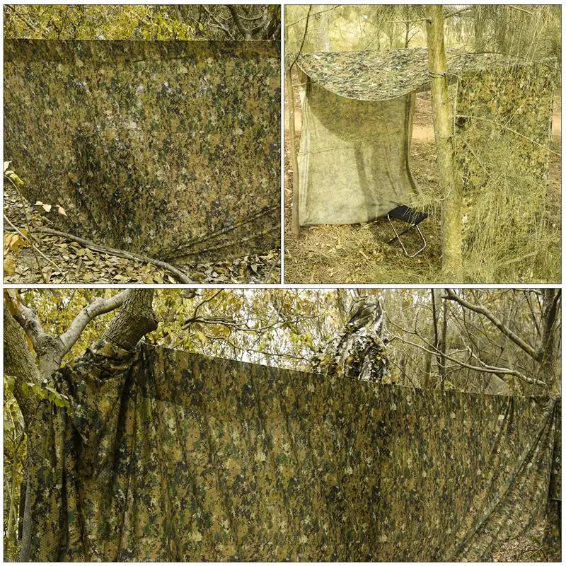 Camouflage Nets Sun Garden Shade Hunt Blind Camo Netting Military Army Terrace Mesh Party Bar Decor Courtyard Sunshade Shelter
Camouflage Nets Sun Garden Shade Hunt Blind Camo Netting Military Army Terrace Mesh Party Bar Decor Courtyard Sunshade Shelter