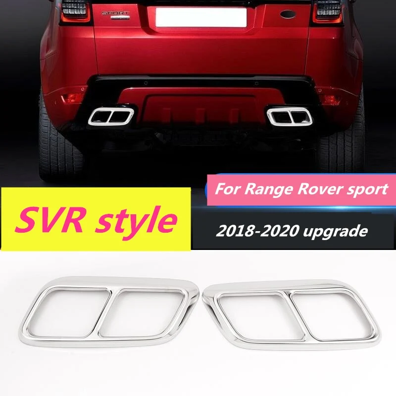 Автомобильный глушитель SVR style для LR Range Rover Sport 2018-20, задняя выхлопная труба, обшивка, глушитель, обновление 304, аксессуары из нержавеющей стал...
Автомобильный глушитель SVR style для LR Range Rover Sport 2018-20, задняя выхлопная труба, обшивка, глушитель, обновление 304, аксессуары из нержавеющей стал...
