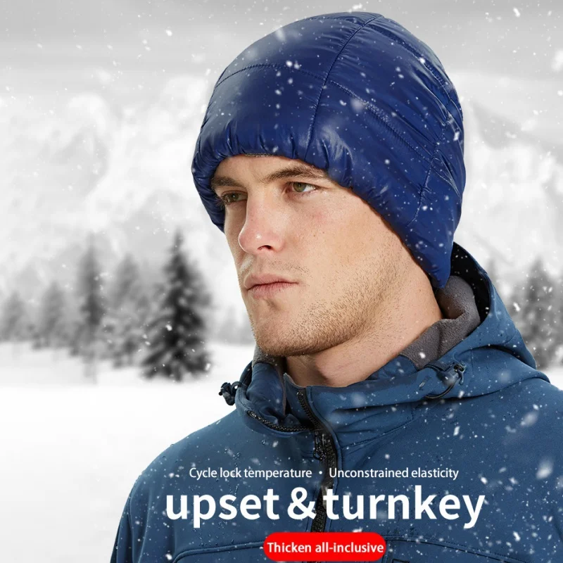 Winter Outdoor Beanie Hat Warm Earflap Down Hat Slouchy Cap Windproof Waterproof For Skiing Skating Cycling
Winter Outdoor Beanie Hat Warm Earflap Down Hat Slouchy Cap Windproof Waterproof For Skiing Skating Cycling