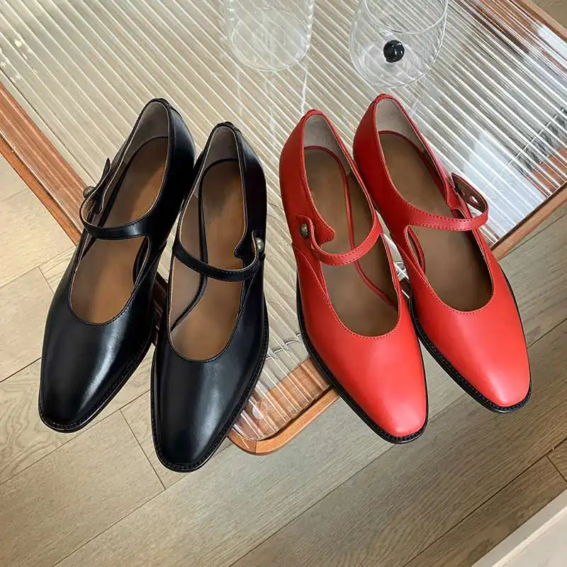 Krazing Pot genuine leather small square toe low heel comfortable young lady streetwear red color early spring women pumps L01 
Krazing Pot genuine leather small square toe low heel comfortable young lady streetwear red color early spring women pumps L01