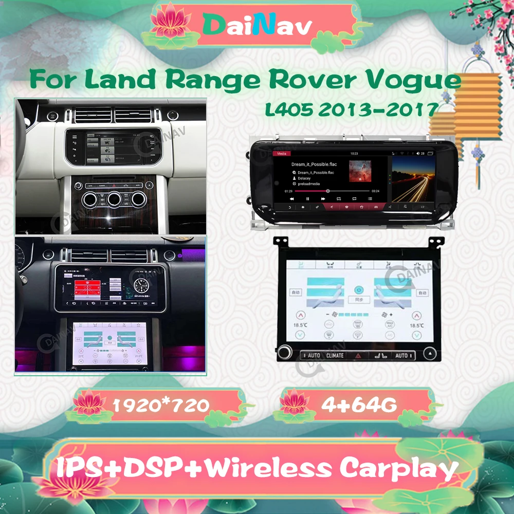 2din Car Radio Player For Land Rover Range Rover Vogue SVA L405 2013-2017 Multimedia Stereo GPS navigation AC Air Conditioning
2din Car Radio Player For Land Rover Range Rover Vogue SVA L405 2013-2017 Multimedia Stereo GPS navigation AC Air Conditioning