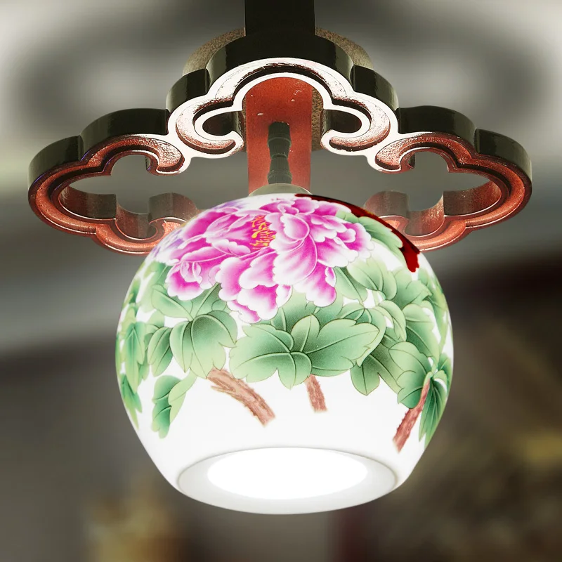 Chinese classical art Jingdezhen ceramics bedroom study room hallway balcony aisle corridor ceiling lamp WF12091011
Chinese classical art Jingdezhen ceramics bedroom study room hallway balcony aisle corridor ceiling lamp WF12091011