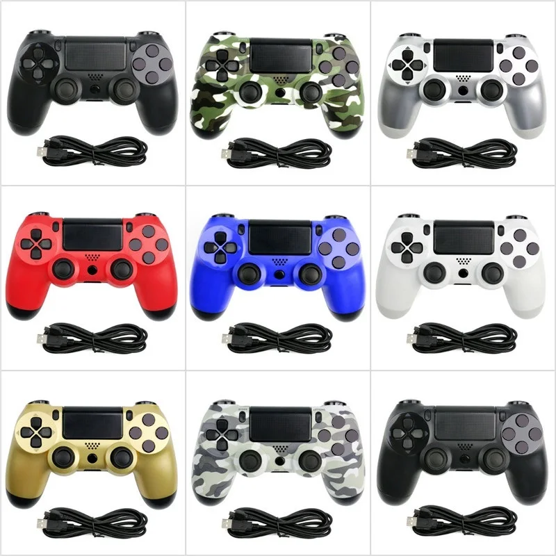 Wireless Bluetooth Gamepad Remote Controller for PS4 Game Controller Vibration Joystick Gamepads for PS 3 Console WIN 7 8 10 PC
Wireless Bluetooth Gamepad Remote Controller for PS4 Game Controller Vibration Joystick Gamepads for PS 3 Console WIN 7 8 10 PC