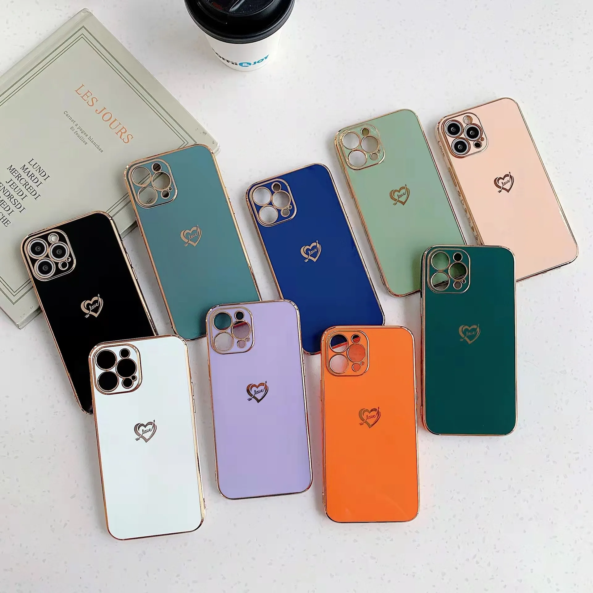 New plating love mobile phone case For iPhone 12 13 11 Pro Max XR X XS Max 7 8 Plus Soft Silicone Camera Protective Back Cover
New plating love mobile phone case For iPhone 12 13 11 Pro Max XR X XS Max 7 8 Plus Soft Silicone Camera Protective Back Cover