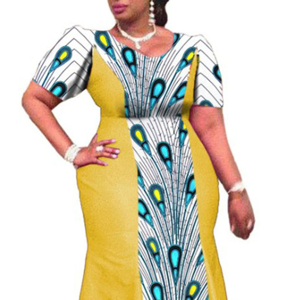 2021 Summer New Women's Dress Printing High Waist Puff Sleeve Solid Color Western Style Oversize African Round Neck
2021 Summer New Women's Dress Printing High Waist Puff Sleeve Solid Color Western Style Oversize African Round Neck