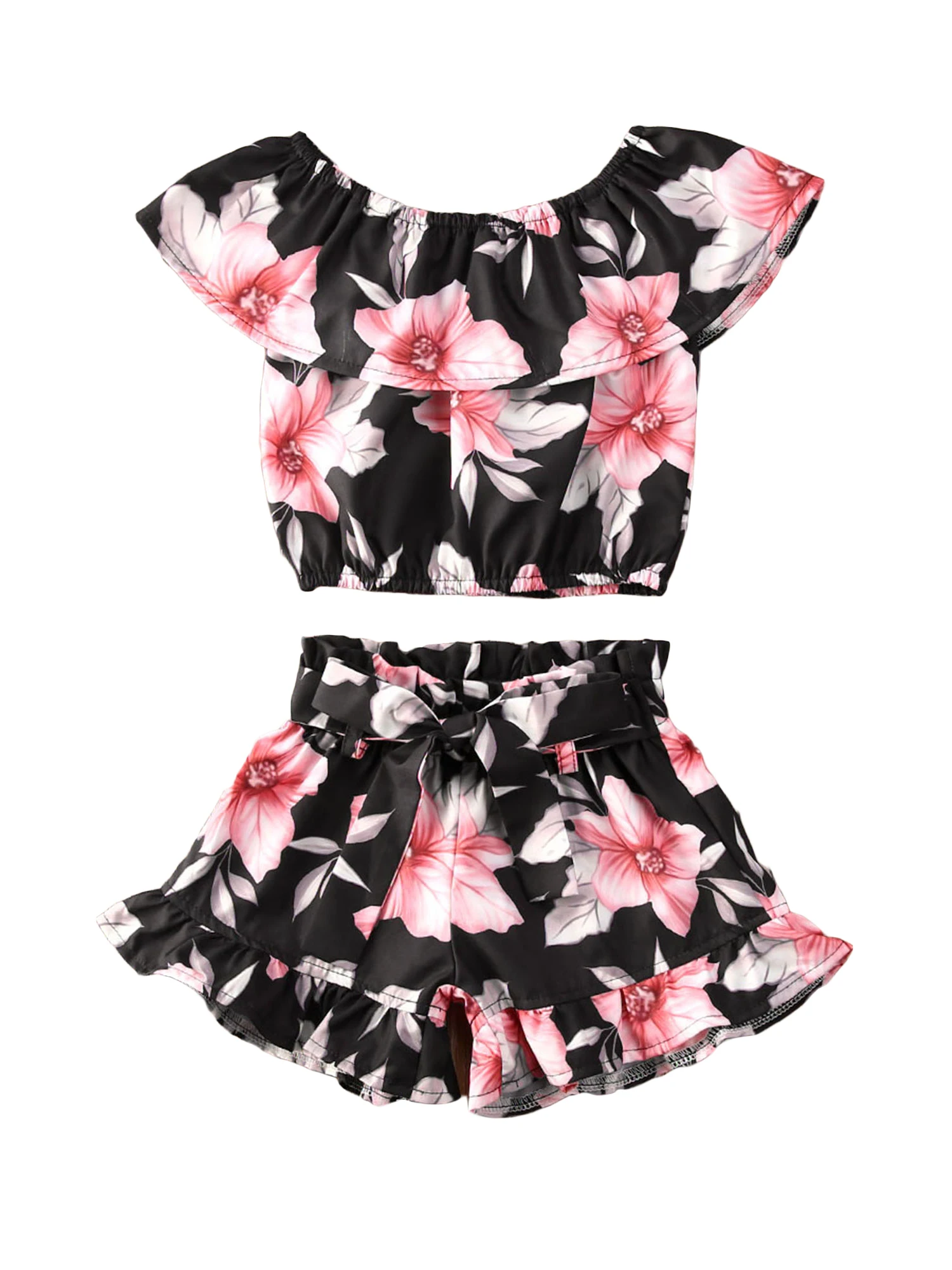 Новый летний модный топ без рукавов с открытыми плечами и цветочным принтом для маленьких девочек + шорты
Новый летний модный топ без рукавов с открытыми плечами и цветочным принтом для маленьких девочек + шорты
