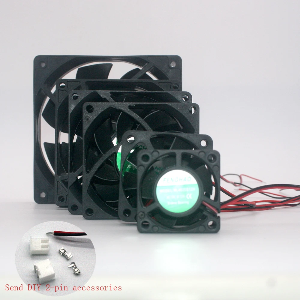 Cooler Printer Fan 4020 5010 6015 6025 7015 8025 9225 12025 60x60 40MM50MM70MM80MM92MM120MM 2 wire bearing cooling fan DC12v24v
Cooler Printer Fan 4020 5010 6015 6025 7015 8025 9225 12025 60x60 40MM50MM70MM80MM92MM120MM 2 wire bearing cooling fan DC12v24v
