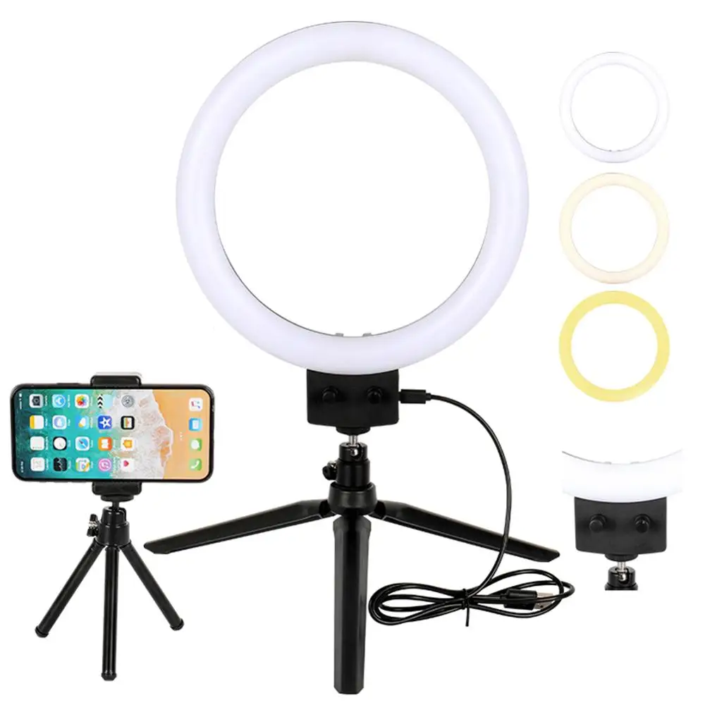9 inch / 23.4cm Led Ring Light Photography Selfie Ring Lamp For Youtube Makeup Video Light With Tripod For Phone
9 inch / 23.4cm Led Ring Light Photography Selfie Ring Lamp For Youtube Makeup Video Light With Tripod For Phone