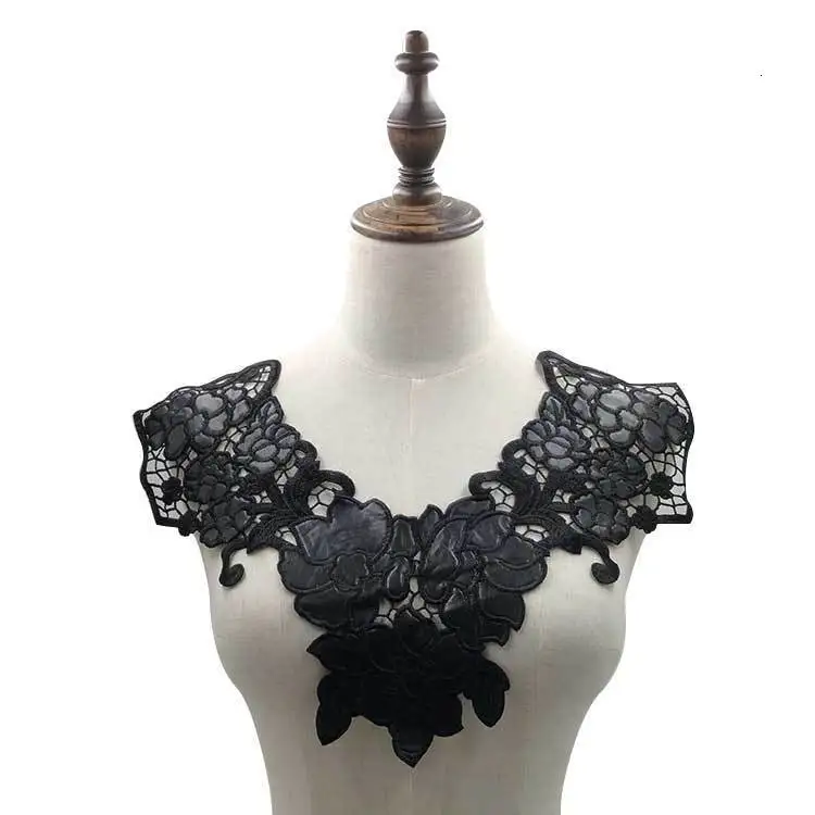 2019 Fashion Black Rose Flowers Embroidery Lace Fabric Sew Cloth Patches DIY Crafts Wedding Dress Guipure Scrapbooking Sewing
2019 Fashion Black Rose Flowers Embroidery Lace Fabric Sew Cloth Patches DIY Crafts Wedding Dress Guipure Scrapbooking Sewing