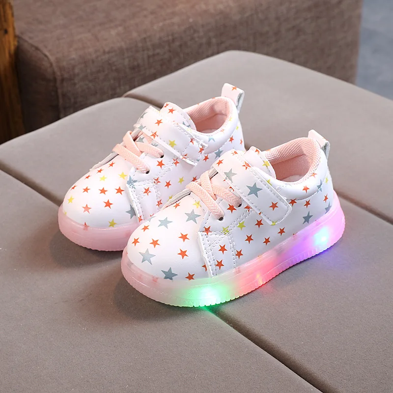 New Baby Girls Shoes Toddler & Children Shoes With LED Light Soft Bottom Fashion Little Kids Sneakers Size 21-30
New Baby Girls Shoes Toddler & Children Shoes With LED Light Soft Bottom Fashion Little Kids Sneakers Size 21-30
