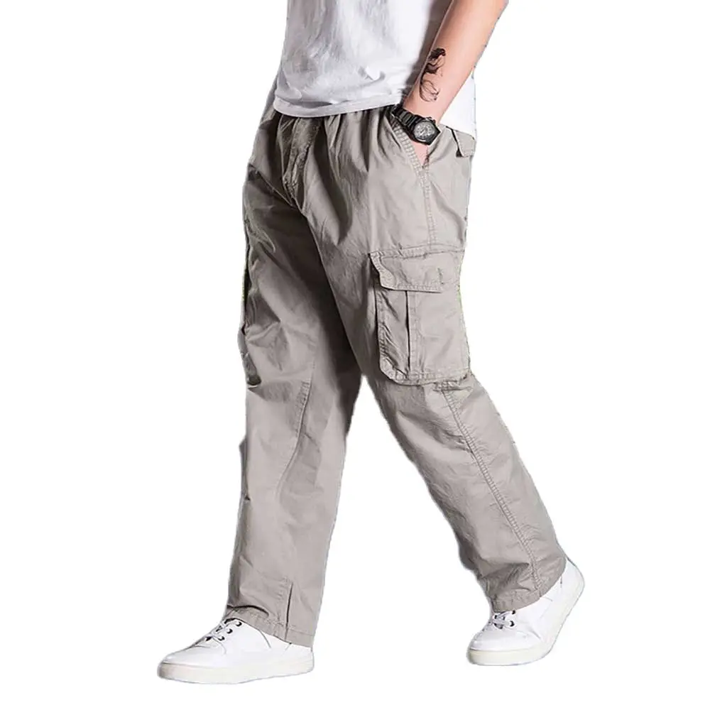 Plus Size Trendy Cargo Pants Men Casual Straight Loose Baggy Trousers Hiphop Harem Elastic Waist Pants Streetwear Male Clothing
Plus Size Trendy Cargo Pants Men Casual Straight Loose Baggy Trousers Hiphop Harem Elastic Waist Pants Streetwear Male Clothing