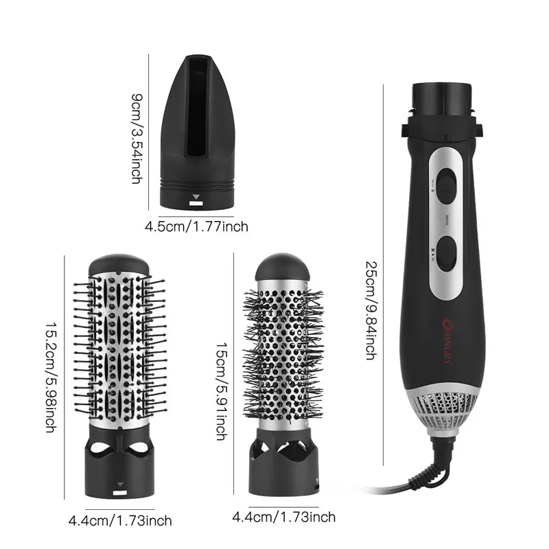 3 in 1 Multi-Functional Hair Dryer Straight Curly Roller Hair Electric Curler Straightener Comb for Large Wave Blow Brush
3 in 1 Multi-Functional Hair Dryer Straight Curly Roller Hair Electric Curler Straightener Comb for Large Wave Blow Brush