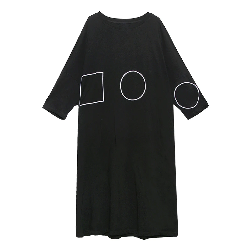 XUXI Autumn 2020 Women Dress Streetwear High Waist Fashion Geometric Printing Thin Three Quarter Dresses Mid-Calf Bud FZ2649 
XUXI Autumn 2020 Women Dress Streetwear High Waist Fashion Geometric Printing Thin Three Quarter Dresses Mid-Calf Bud FZ2649