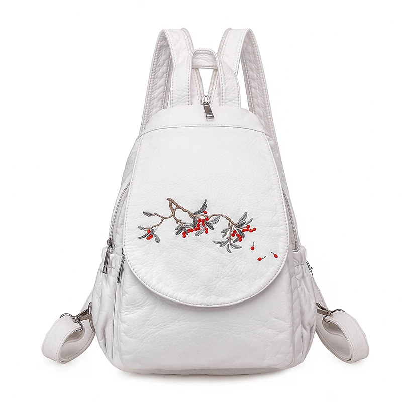 Female Backpack 2021 New Brand Designer Design Embroidery Multifunctional Women Bagpack High Quality PU Leather Floral Backpacks
Female Backpack 2021 New Brand Designer Design Embroidery Multifunctional Women Bagpack High Quality PU Leather Floral Backpacks