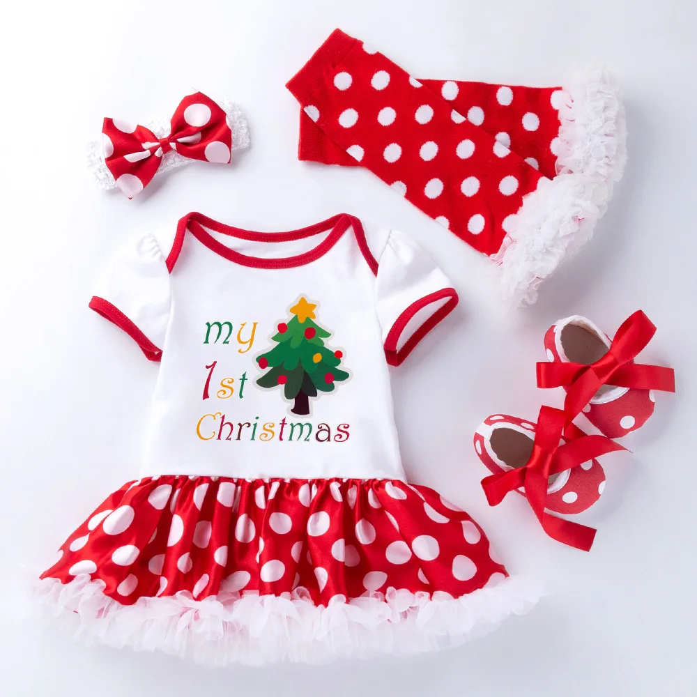 Newborn Christmas Tree Baby Girls Clothing Set Boutique Summer Baby Set Christmas Party Costume Polka Dot Kids Infant Outfit Set
Newborn Christmas Tree Baby Girls Clothing Set Boutique Summer Baby Set Christmas Party Costume Polka Dot Kids Infant Outfit Set
