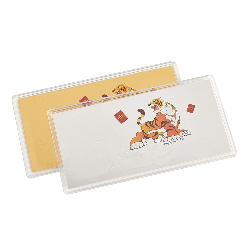 Памятная Банкнота с китайским новогодним тигром Золотая Серебряная банкнота
Памятная Банкнота с китайским новогодним тигром Золотая Серебряная банкнота