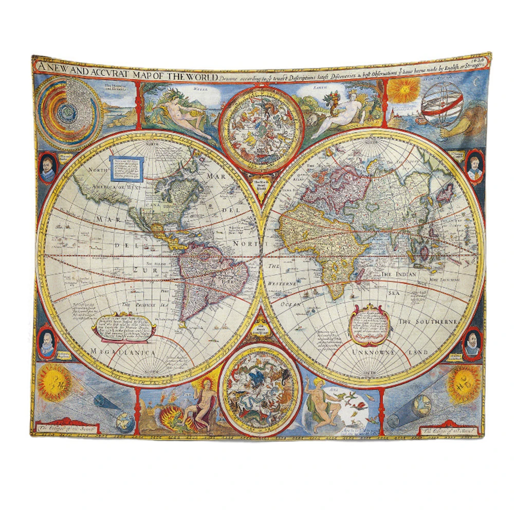 Nordic Style Vintage World Map Tapestry Wall Hanging Polyster Beach Towel Polyester Thin Blanket Yoga Shawl Mat Home Decoration
Nordic Style Vintage World Map Tapestry Wall Hanging Polyster Beach Towel Polyester Thin Blanket Yoga Shawl Mat Home Decoration