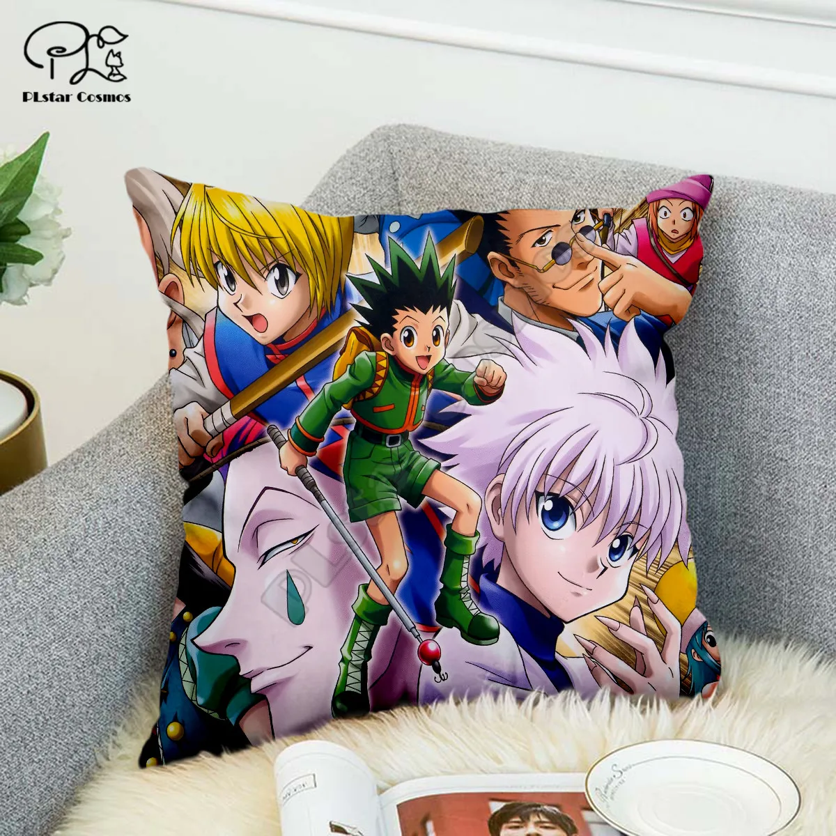 Full-time hunter anime t pattern 3D printed Polyester Decorative Pillowcases Throw Pillow Cover Square Zipper Pillow cases style
Full-time hunter anime t pattern 3D printed Polyester Decorative Pillowcases Throw Pillow Cover Square Zipper Pillow cases style