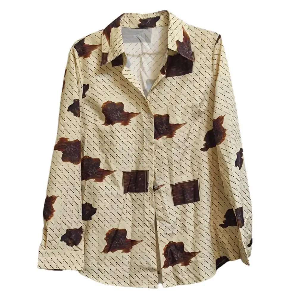 Casual Summer Women Blouse Female Printed Shirt Turn-down Collar Long Sleeve Thin Breathable All Match Women Top for Vacation
Casual Summer Women Blouse Female Printed Shirt Turn-down Collar Long Sleeve Thin Breathable All Match Women Top for Vacation