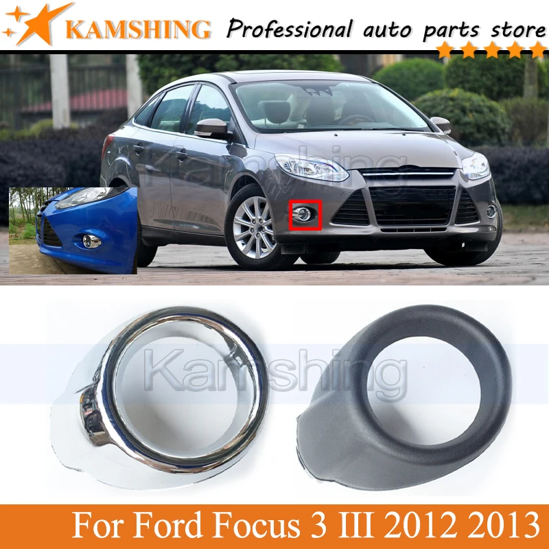 Kamshing Front Bumper Fog light lamp frame cover For Ford Focus 3 III 2012 2013 driving light Bumper lamp cover
Kamshing Front Bumper Fog light lamp frame cover For Ford Focus 3 III 2012 2013 driving light Bumper lamp cover