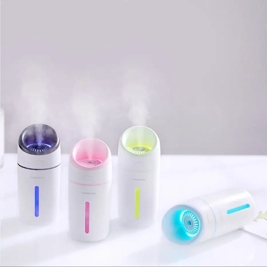 320ML Ultrasonic Air Humidifier Aroma Diffuser with Colorful LED Night Light for Home Car Mini USB Purifier Mist Maker Fogger
320ML Ultrasonic Air Humidifier Aroma Diffuser with Colorful LED Night Light for Home Car Mini USB Purifier Mist Maker Fogger