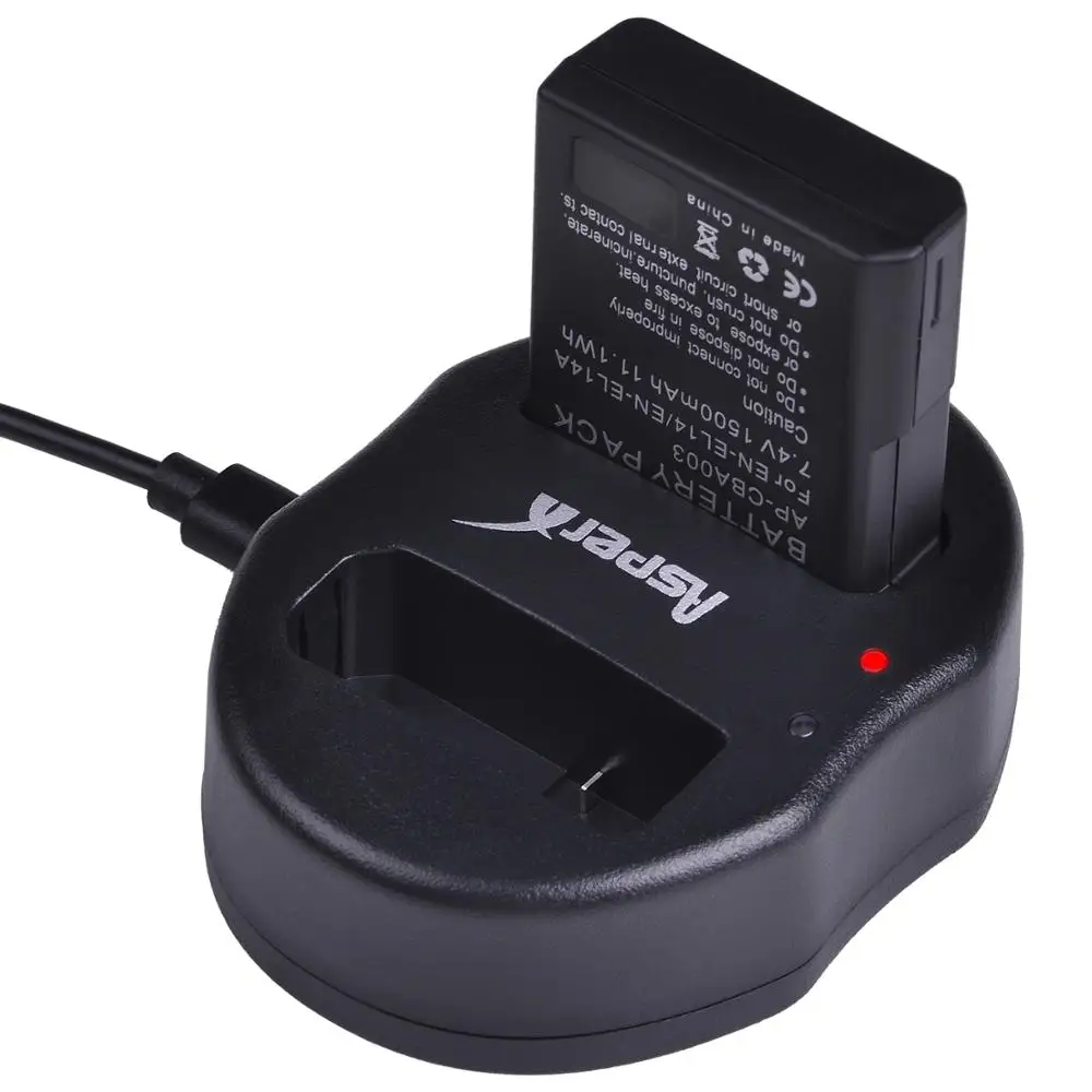Двойное зарядное устройство USB для Nikon P7800 P7000 D5600 D5500 D5300 D5200 D3200 3100 2 шт. | Электроника