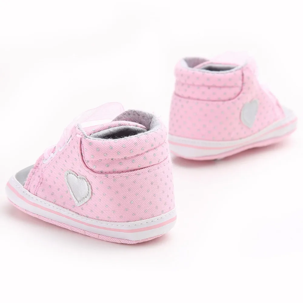 First Walker Baby Girl Canvas Shoe Heart Shape Shoes Sneaker Anti-slip Soft Sole Toddler Comfortable Casual Walking Baby Shoes
First Walker Baby Girl Canvas Shoe Heart Shape Shoes Sneaker Anti-slip Soft Sole Toddler Comfortable Casual Walking Baby Shoes