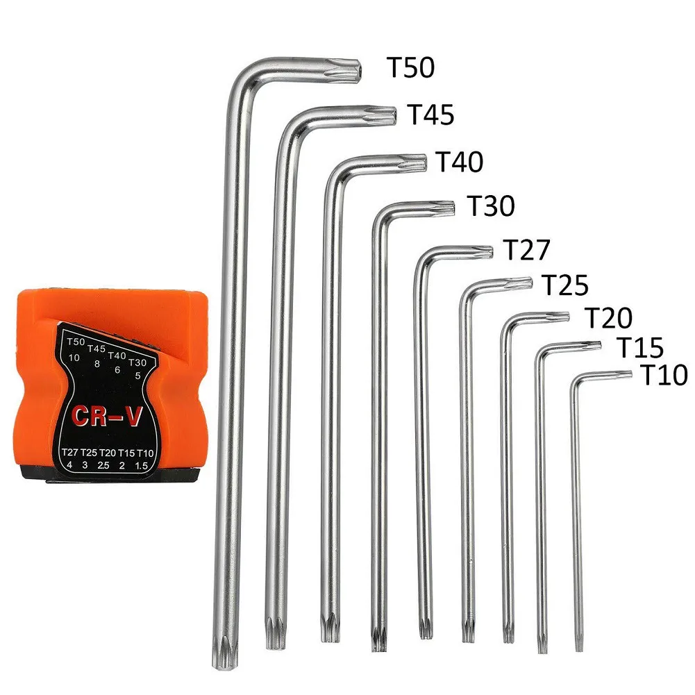 9Pcs Wrench L Shape Allen Key Set Torx Hex Screwdriver Ball-Head Universal Spanner Double End Wrench Set Repair Tools
9Pcs Wrench L Shape Allen Key Set Torx Hex Screwdriver Ball-Head Universal Spanner Double End Wrench Set Repair Tools
