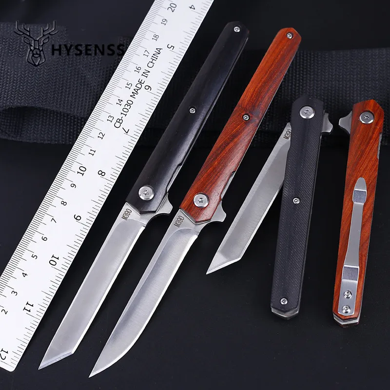 Hysenss M390 Steel CS GO Folding Knife Sandalwood /G10 Handle 60HRC Mini Portable Camping Hunting Fruit EDC Knife Leather Sheath
Hysenss M390 Steel CS GO Folding Knife Sandalwood /G10 Handle 60HRC Mini Portable Camping Hunting Fruit EDC Knife Leather Sheath