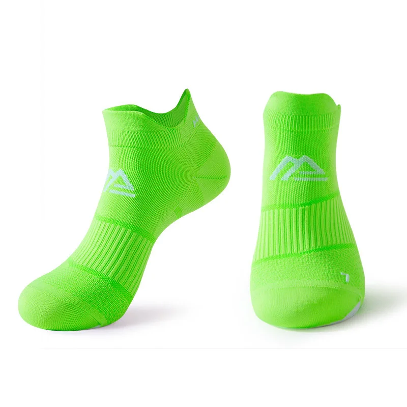 Нейлоновые спортивные носки до щиколотки для мужчин и женщин дышащие яркие