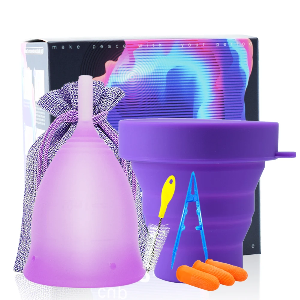 SPEQUIX Dropshipping Reusable Soft Silicone Period Cups Easy to Clean Menstrual Cups with Collapsible Foldable Sterilizing Cup
SPEQUIX Dropshipping Reusable Soft Silicone Period Cups Easy to Clean Menstrual Cups with Collapsible Foldable Sterilizing Cup