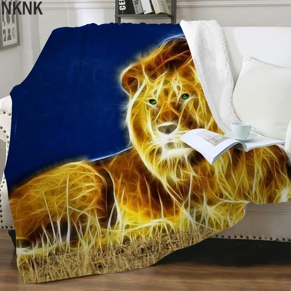NKNK Lion Blankets Animal Plush Throw Blanket Anime Blankets For Beds Harajuku 3D Print Lightning Bedding Throw Sherpa Blanket
NKNK Lion Blankets Animal Plush Throw Blanket Anime Blankets For Beds Harajuku 3D Print Lightning Bedding Throw Sherpa Blanket