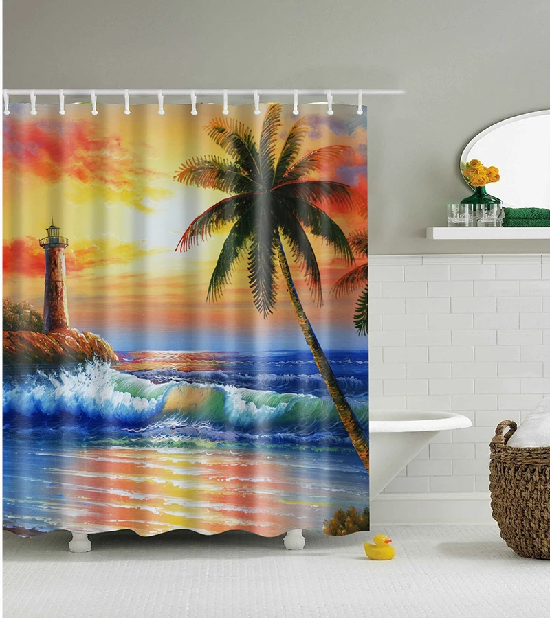 sea beach shower curtain bathroom curtain sunset scenery bath curtain shower for bathroom decoration
sea beach shower curtain bathroom curtain sunset scenery bath curtain shower for bathroom decoration