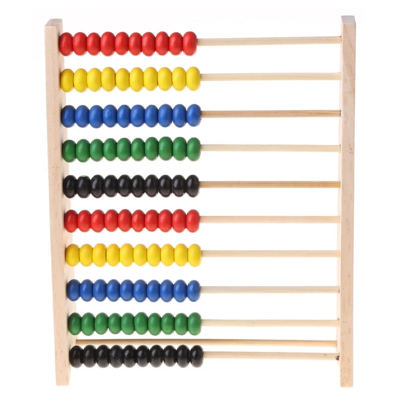 Wooden Abacus 10-row Colorful Beads Counting Kid Maths Learning educational toy C5AF
Wooden Abacus 10-row Colorful Beads Counting Kid Maths Learning educational toy C5AF