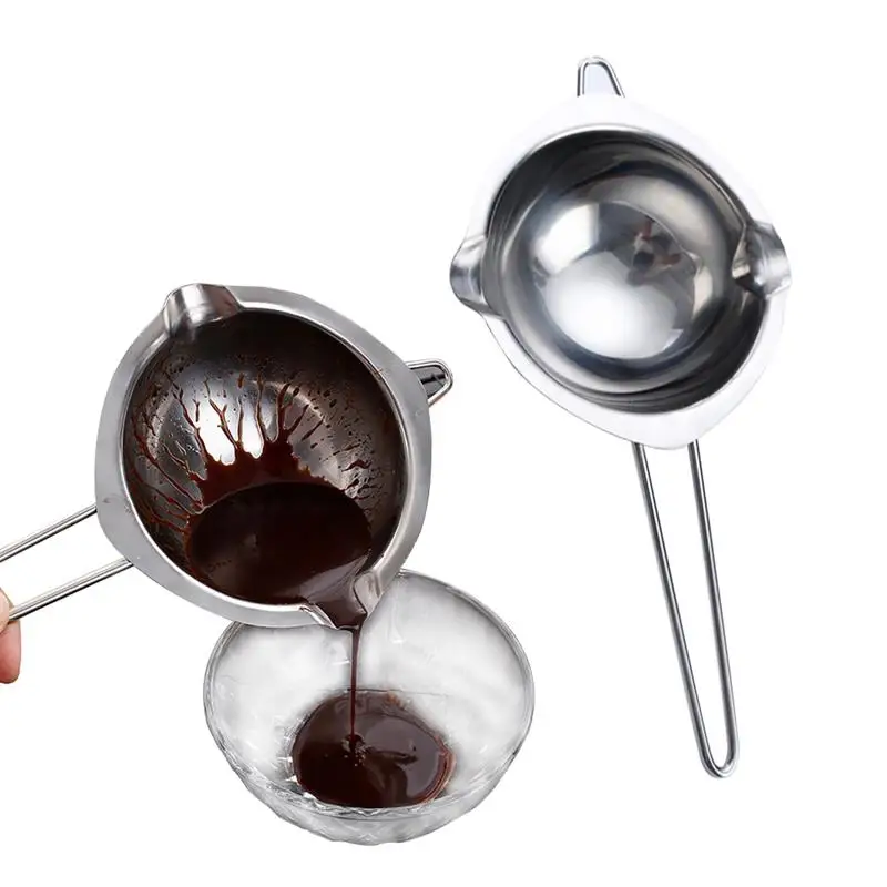 Candy Chocolate Melting Pots Cheese Heating Stainless Steel Easy Hanging Tool for Household Kitchen Cooking Tools
Candy Chocolate Melting Pots Cheese Heating Stainless Steel Easy Hanging Tool for Household Kitchen Cooking Tools
