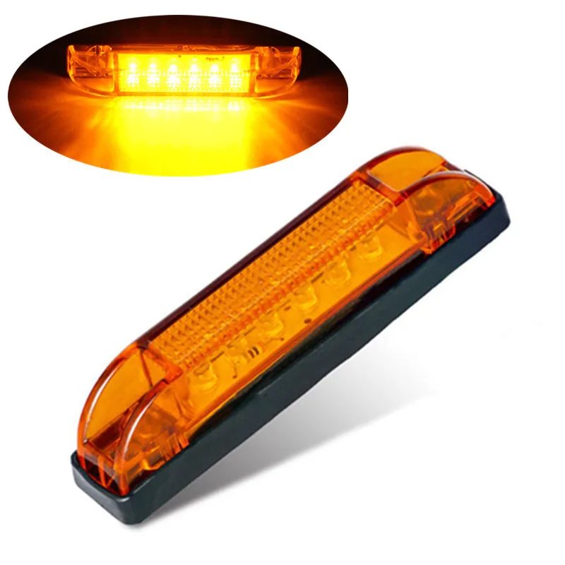 12V 6 LED Marker Light Truck Boat Trailer Side Marker Taillight Indicators Light Lamp Kit
12V 6 LED Marker Light Truck Boat Trailer Side Marker Taillight Indicators Light Lamp Kit