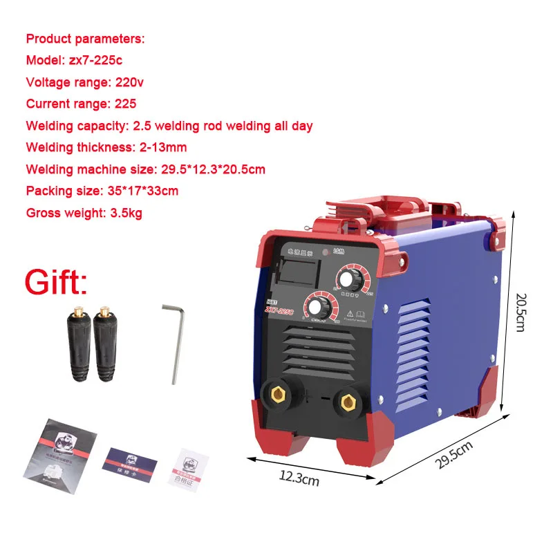 220v electric welding machine small spot welding machine handheld portable mini inverter DC household welding machine
220v electric welding machine small spot welding machine handheld portable mini inverter DC household welding machine