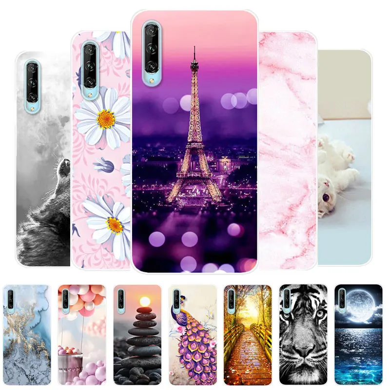 Для Huawei Y9S Y8S чехол 2020 модный силиконовый мягкий ТПУ задний Чехол для телефона