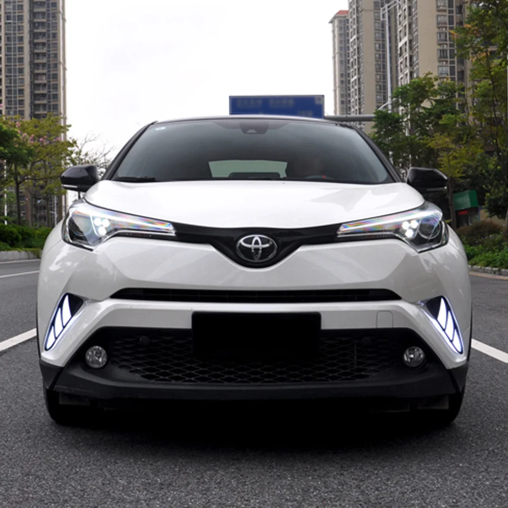 Switchback Dual Color White & Amber LED Daytime Running Lights DRL Upgrade Kit with Turn Signal Function For 2018-19 Toyota C-HR
Switchback Dual Color White & Amber LED Daytime Running Lights DRL Upgrade Kit with Turn Signal Function For 2018-19 Toyota C-HR