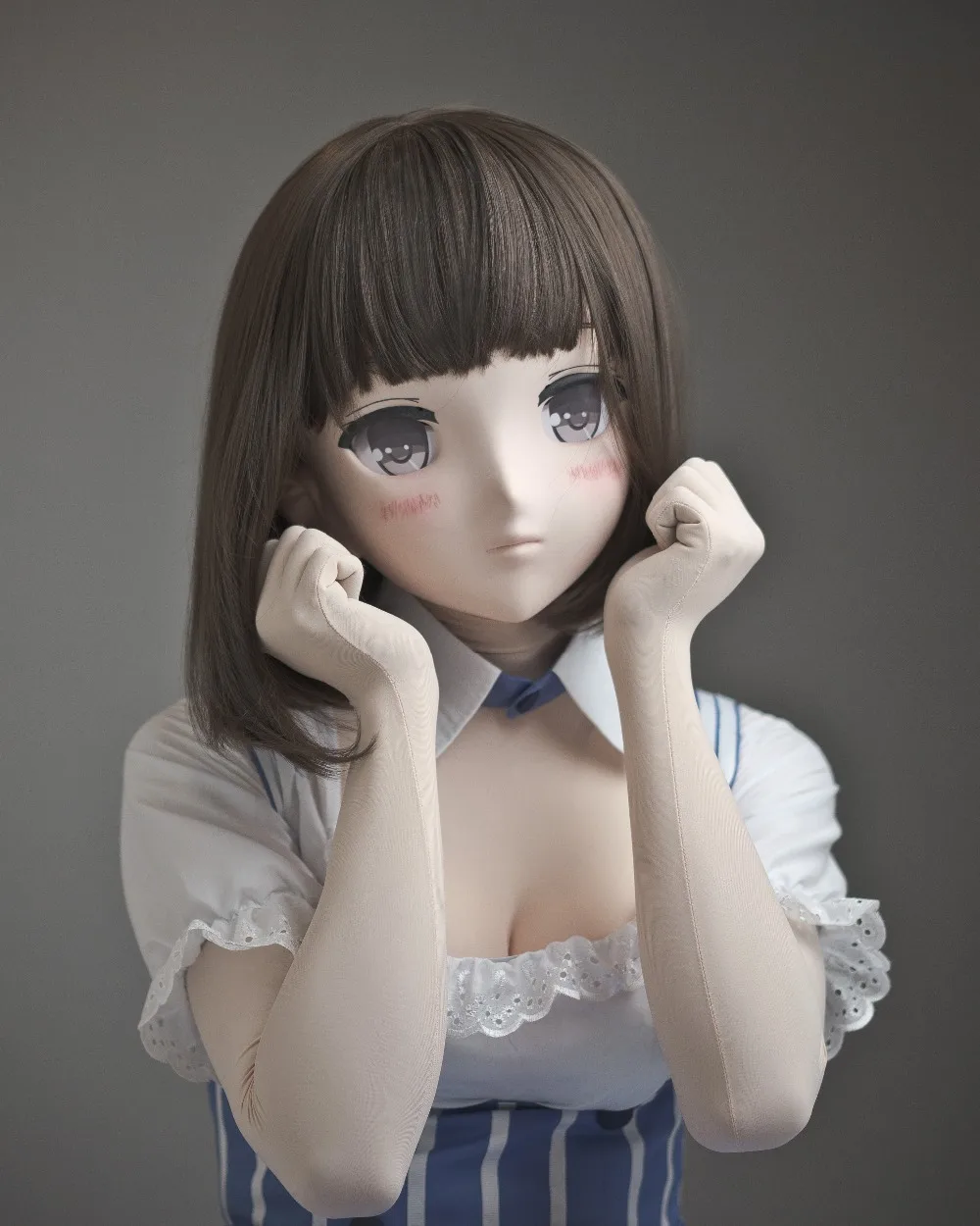 (LiLi Mask-38) Sweet Girl Resin Head Mask Kigurumi Cosplay Japanese Role Play Anime Silicone Kigurumi Mask Crossdresser Doll
(LiLi Mask-38) Sweet Girl Resin Head Mask Kigurumi Cosplay Japanese Role Play Anime Silicone Kigurumi Mask Crossdresser Doll