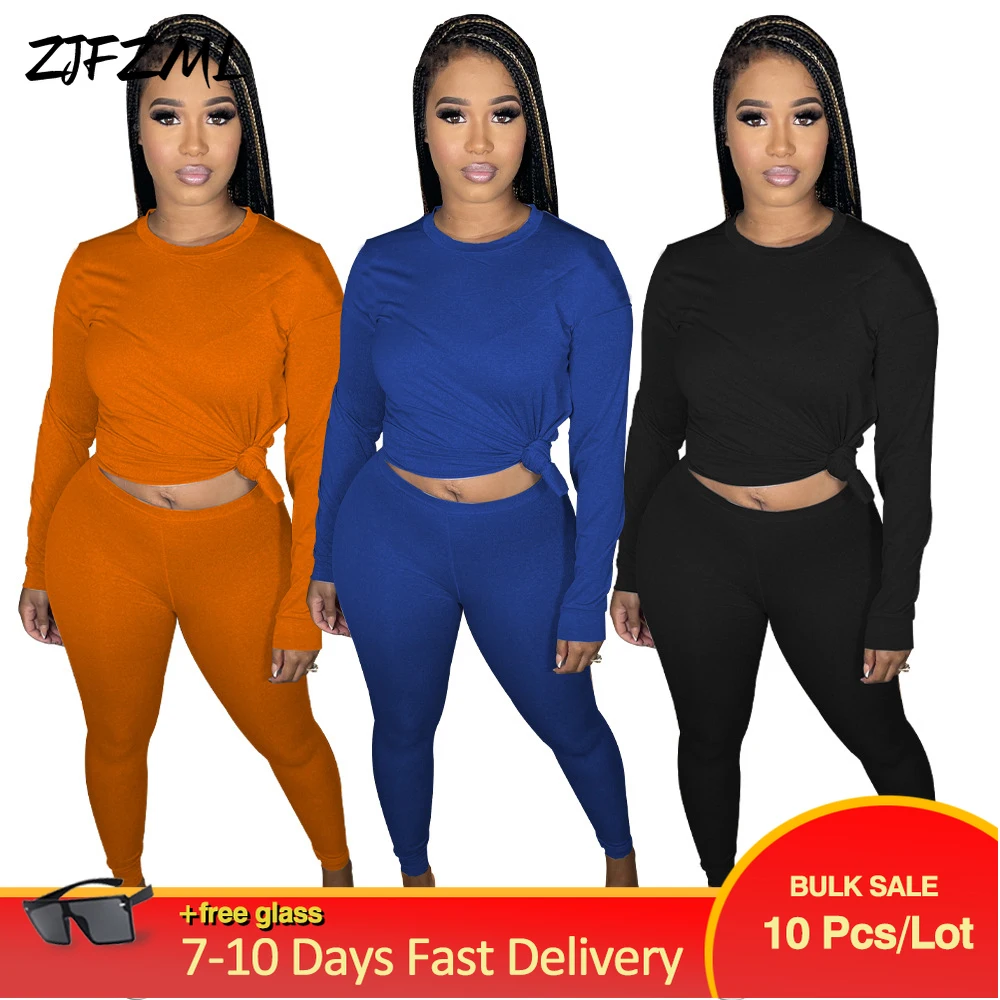 Bulk Lots Wholesale Items Simple Casual Women's Sporty Tracksuit O-neck Full Sleeve Top & Medium Waist Skinny Pant Co Ord Suits
Bulk Lots Wholesale Items Simple Casual Women's Sporty Tracksuit O-neck Full Sleeve Top & Medium Waist Skinny Pant Co Ord Suits