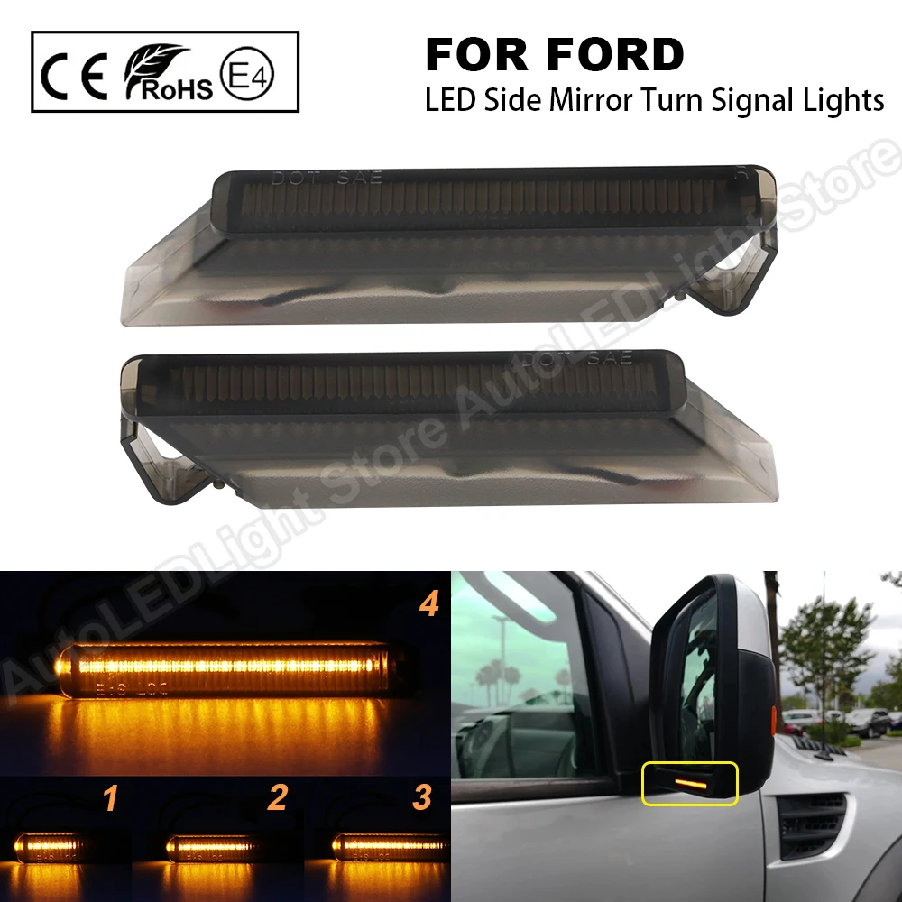 2Pcs Smoke Dynamic LED Side Mirror Turn Signal Lights LED Under Side Mirror Light For Ford F-150 04-14 Lincoln Mark LT 06-08
2Pcs Smoke Dynamic LED Side Mirror Turn Signal Lights LED Under Side Mirror Light For Ford F-150 04-14 Lincoln Mark LT 06-08