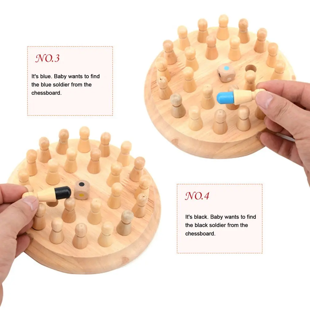 Kids party game Wooden Memory Match Stick Chess Game Fun Block Board Game Educational Color Cognitive Ability Toy for Children
Kids party game Wooden Memory Match Stick Chess Game Fun Block Board Game Educational Color Cognitive Ability Toy for Children