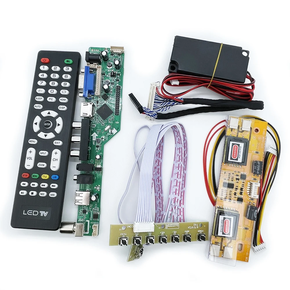 V53 universal lcd led tv controller driver board VGA HD-MI USB TV motherboard analog full kit 30pin 2ch 8bit lvds 4 lamp ccfl
V53 universal lcd led tv controller driver board VGA HD-MI USB TV motherboard analog full kit 30pin 2ch 8bit lvds 4 lamp ccfl